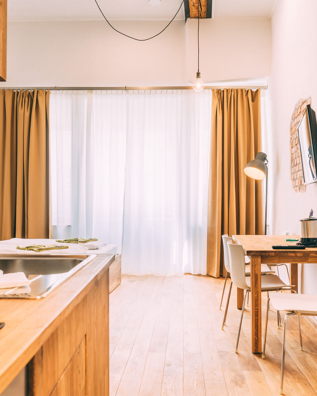 Wohnbereich einer Ferienwohnung von Gut Hügle
