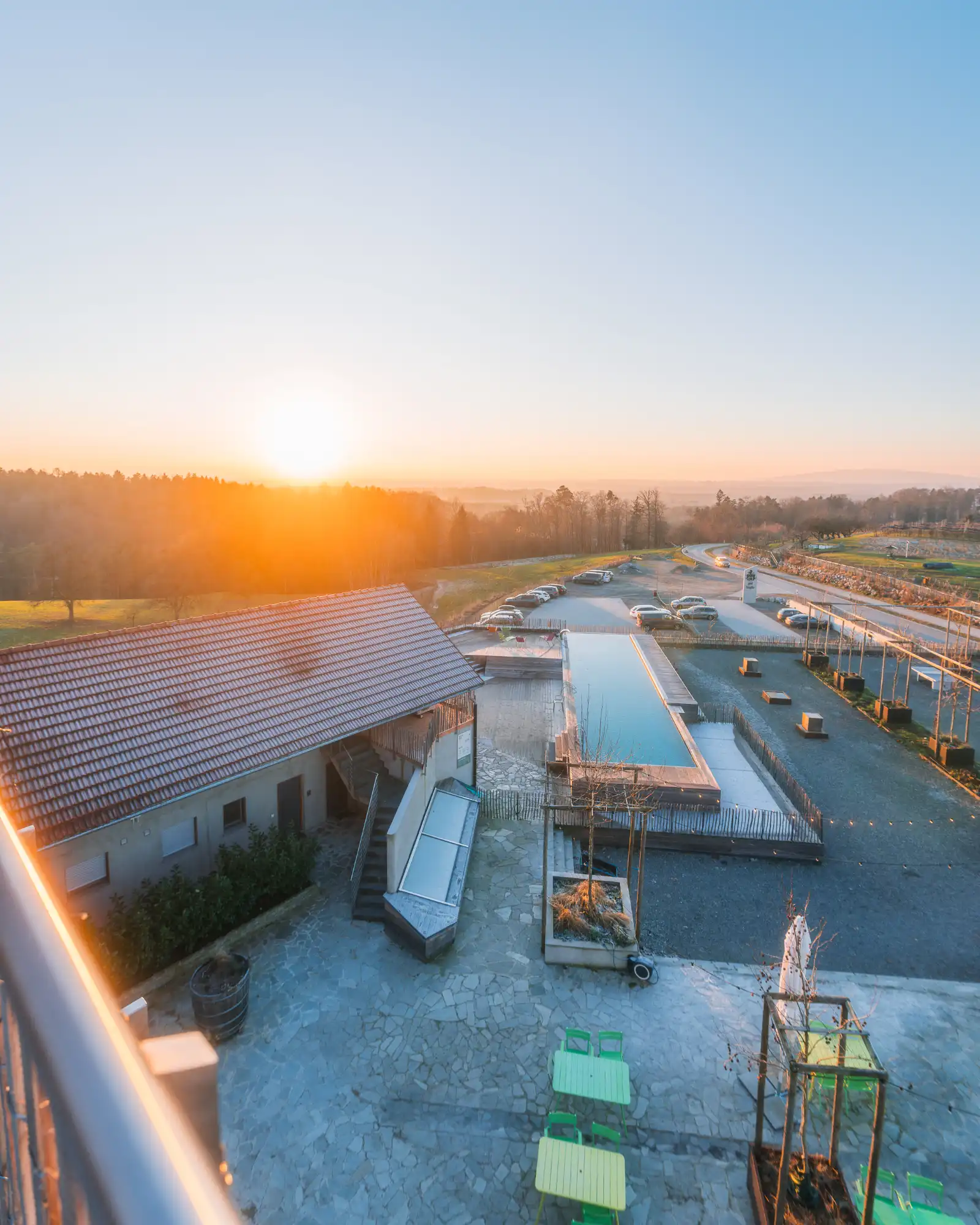 Ansicht: Dachterrasse – Eventlocation auf Gut Hügle | Hochzeiten & Feste am Bodensee